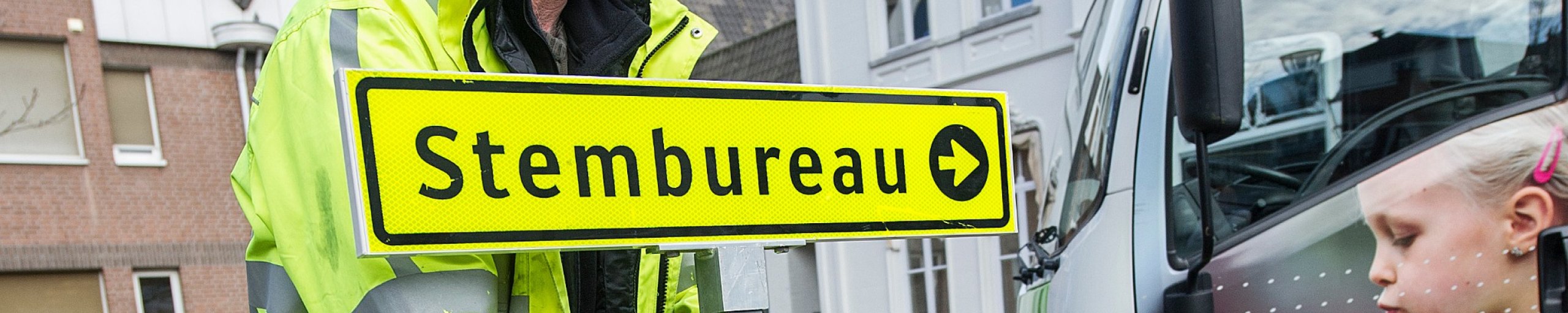 Stembureau foto